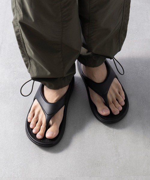 MEI（メイ）の「【MEI】トングサンダル ビーチサンダル（サンダル・メンズ・ブラック/ホワイト/カーキ/グレー・28cm/27cm/26cm/24cm/23cm/22cm）」の7枚目の写真