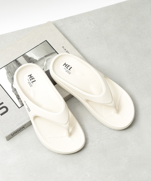 MEI（メイ）の「【MEI】トングサンダル ビーチサンダル（サンダル・メンズ・ブラック/ホワイト/カーキ/グレー・28cm/27cm/26cm/24cm/23cm/22cm）」の14枚目の写真