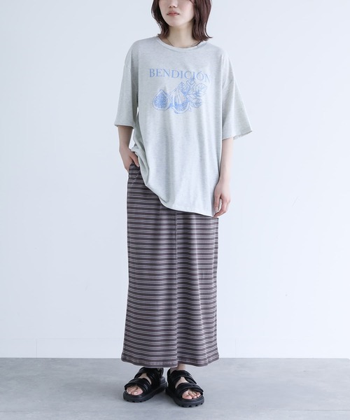n'OrLABEL(ノアールレーベル)の「リブカットソースカート(スカート・レディース・グリーン/ブラック/グレー系その他・1/2)」の13枚目の写真