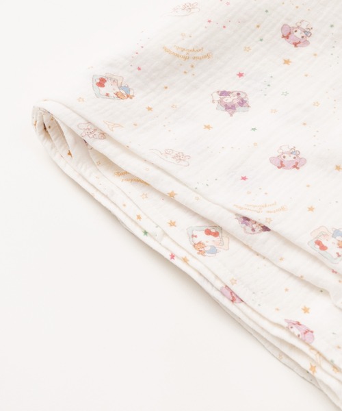 panpantutu(パンパンチュチュ)の「【サンリオキャラクターズ】ガーゼおくるみ4点セット(おくるみ・キッズ・クリーム・FREE)」の4枚目の写真