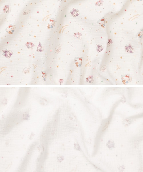 panpantutu(パンパンチュチュ)の「【サンリオキャラクターズ】ガーゼおくるみ4点セット(おくるみ・キッズ・クリーム・FREE)」の3枚目の写真