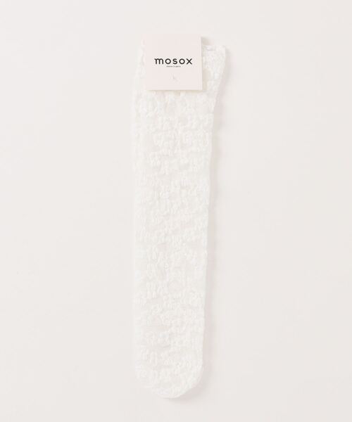 mosox(モソックス)の「【mosox】 韓国風花柄透け感ソックス(ソックス/靴下・レディース・ブルー/ブラック/ホワイト/パープル・FREE)」の14枚目の写真