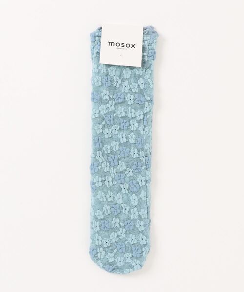 mosox(モソックス)の「【mosox】 韓国風花柄透け感ソックス(ソックス/靴下・レディース・ブルー/ブラック/ホワイト/パープル・FREE)」の16枚目の写真