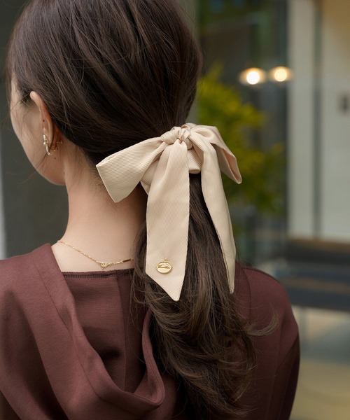 vaniller オリジナルチャーム付き リボン シュシュ le reve vaniller