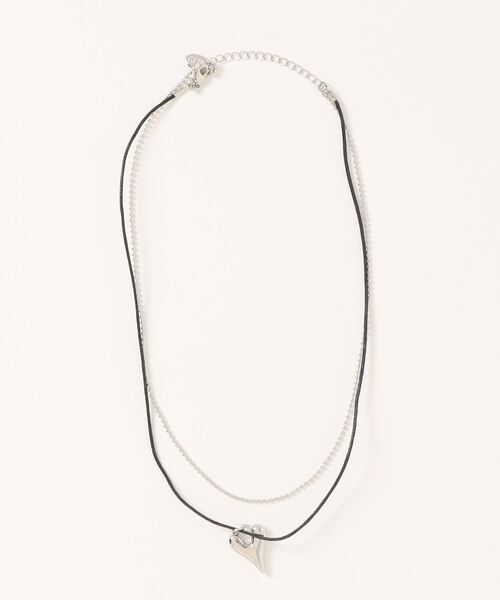 LOWRYS FARM（ローリーズファーム）の「コード２レンハートネックレス　123575（ネックレス・レディース・シルバー系その他2/シルバー系その他・FREE）」の2枚目の写真