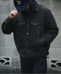 Noen ブラック デニムジャケット L デニムジャケット1st.[Black] – Noen