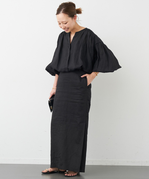 Deuxieme Classe(ドゥーズィエムクラス)の「enormous ブラウス(シャツ/ブラウス・レディース・ブラック/ホワイト・FREE)」の22枚目の写真