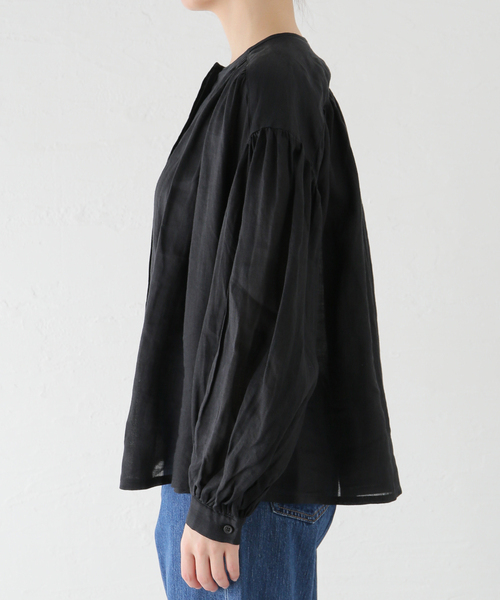 Deuxieme Classe(ドゥーズィエムクラス)の「enormous ブラウス(シャツ/ブラウス・レディース・ブラック/ホワイト・FREE)」の7枚目の写真