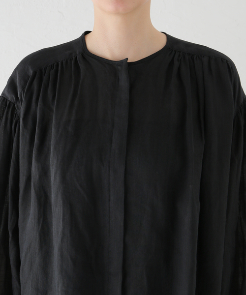 Deuxieme Classe(ドゥーズィエムクラス)の「enormous ブラウス(シャツ/ブラウス・レディース・ブラック/ホワイト・FREE)」の9枚目の写真