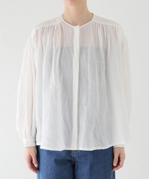 Deuxieme Classe(ドゥーズィエムクラス)の「enormous ブラウス(シャツ/ブラウス・レディース・ブラック/ホワイト・FREE)」の19枚目の写真