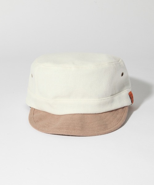 KRIFF MAYER(クリフメイヤー)の「【KRIFF MAYER/クリフメイヤー】配色ワークキャップ(キャップ・メンズ・アイボリー/ブラック/ダークグリーン・FREE)」の4枚目の写真