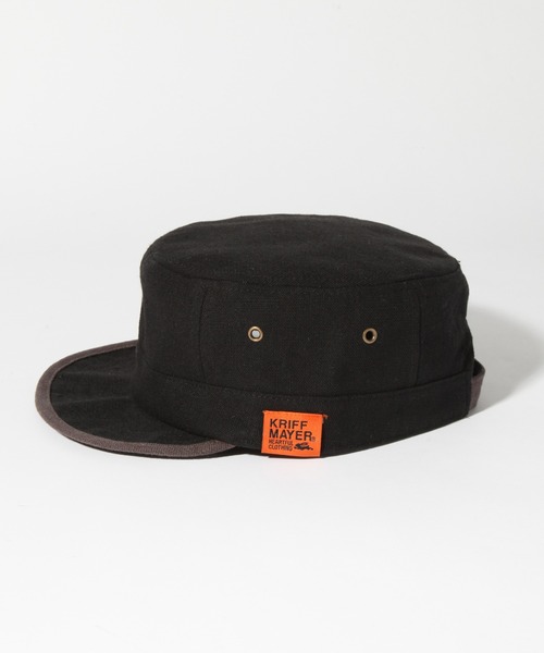 KRIFF MAYER(クリフメイヤー)の「【KRIFF MAYER/クリフメイヤー】配色ワークキャップ(キャップ・メンズ・アイボリー/ブラック/ダークグリーン・FREE)」の7枚目の写真