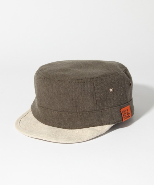 KRIFF MAYER(クリフメイヤー)の「【KRIFF MAYER/クリフメイヤー】配色ワークキャップ(キャップ・メンズ・アイボリー/ブラック/ダークグリーン・FREE)」の17枚目の写真