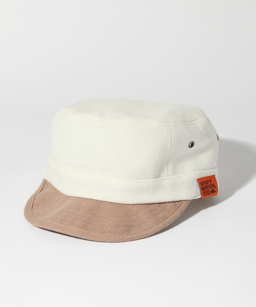 KRIFF MAYER(クリフメイヤー)の「【KRIFF MAYER/クリフメイヤー】配色ワークキャップ(キャップ・メンズ・アイボリー/ブラック/ダークグリーン・FREE)」の18枚目の写真