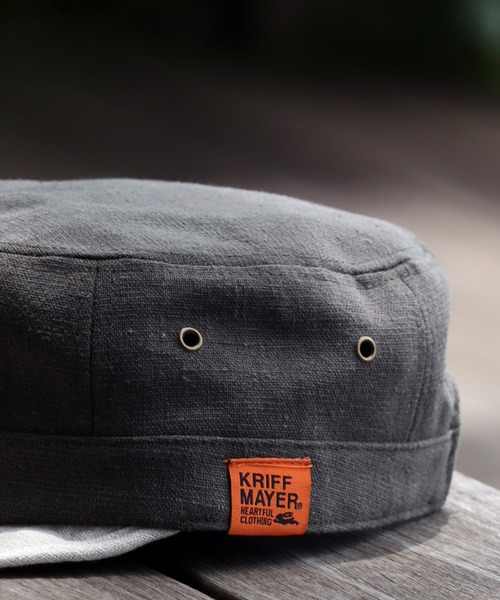 KRIFF MAYER(クリフメイヤー)の「【KRIFF MAYER/クリフメイヤー】配色ワークキャップ(キャップ・メンズ・アイボリー/ブラック/ダークグリーン・FREE)」の15枚目の写真