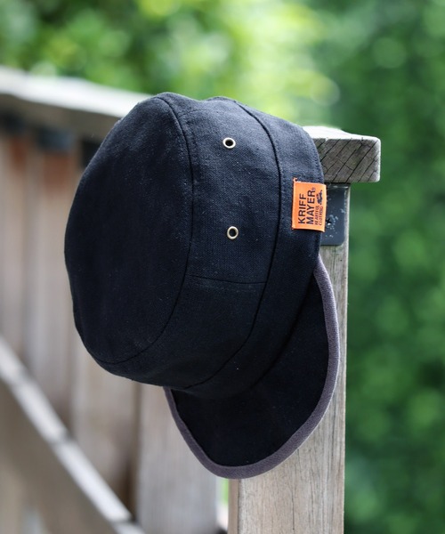 KRIFF MAYER(クリフメイヤー)の「【KRIFF MAYER/クリフメイヤー】配色ワークキャップ(キャップ・メンズ・アイボリー/ブラック/ダークグリーン・FREE)」の19枚目の写真