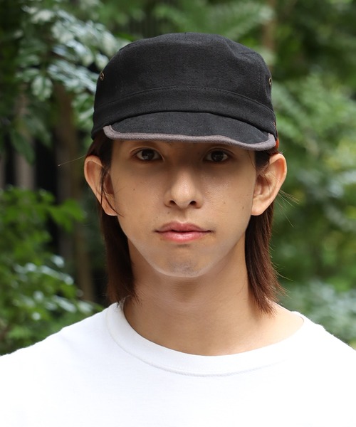 KRIFF MAYER(クリフメイヤー)の「【KRIFF MAYER/クリフメイヤー】配色ワークキャップ(キャップ・メンズ・アイボリー/ブラック/ダークグリーン・FREE)」の20枚目の写真