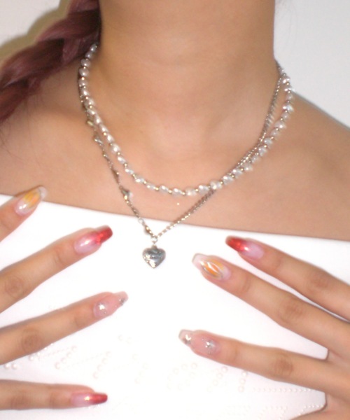 SHAGGIE(シャギー)の「バロック風パールネックレス(ネックレス・レディース・ホワイト・FREE)」の4枚目の写真