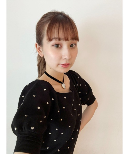 CALNAMUR(カルナムール)の「ハートジャガードニット(ニット/セーター・レディース・ブラウン/レッド/ブラック・FREE)」の18枚目の写真