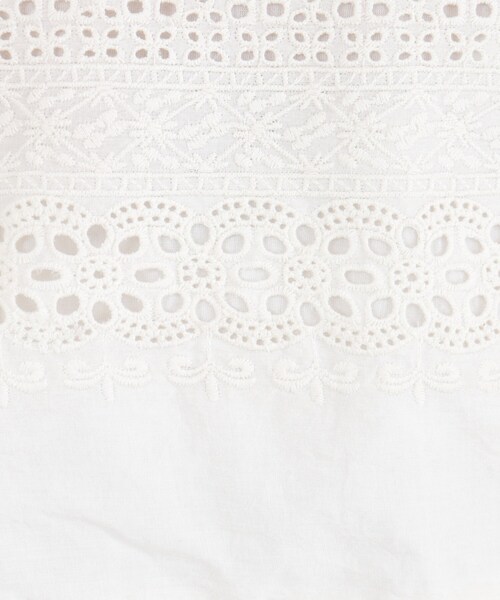 index（インデックス）の「◆コットンローン袖ヒラブラウス【手洗い可】（シャツ/ブラウス・レディース・オフホワイト/パープル/ブラウン系その他・36/38）」の14枚目の写真