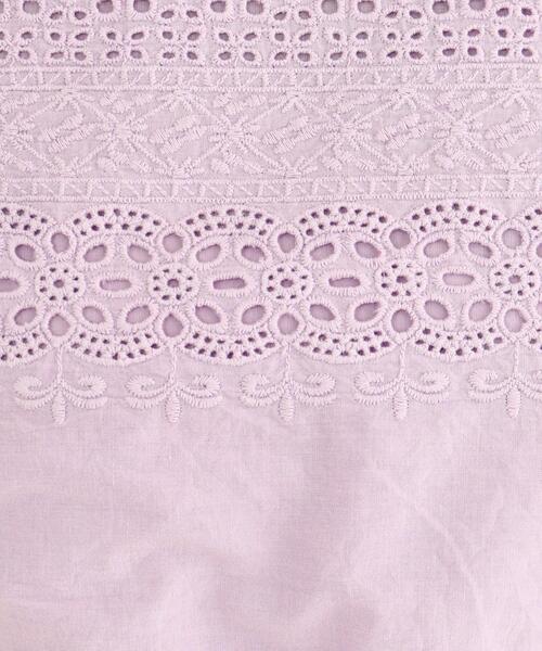 index（インデックス）の「◆コットンローン袖ヒラブラウス【手洗い可】（シャツ/ブラウス・レディース・オフホワイト/パープル/ブラウン系その他・36/38）」の18枚目の写真