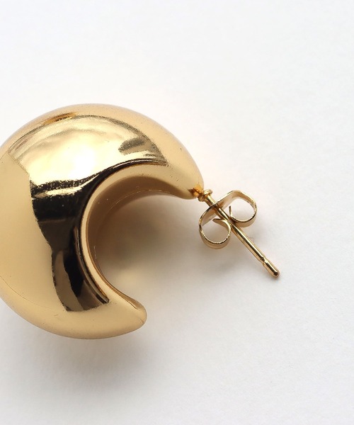 abaskdesign（アバスクデザイン）の「金属アレルギー対応 ぷっくりドロップステンレスピアス（ピアス（両耳用）・レディース・ゴールド/シルバー・FREE）」の15枚目の写真