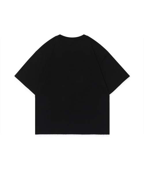 HOOK（フック）の「【HOOK】for girls リボンパッチワーク刺繍半袖TEE (SS)（Tシャツ/カットソー・レディース・ブラック/ホワイト・S/M/L）」の9枚目の写真