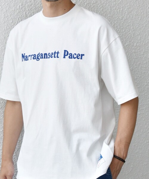 HANDTEX（ハンドテックス）の「【SHIPS any別注】HANDTEX: SPORTS MIND ロゴ プリント Tシャツ◇（Tシャツ/カットソー・メンズ・ホワイト/ライトホワイト/ホワイト系その他・MEDIUM/LARGE）」の3枚目の写真