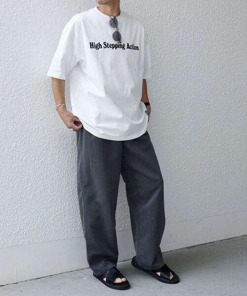 HANDTEX（ハンドテックス）の「【SHIPS any別注】HANDTEX: SPORTS MIND ロゴ プリント Tシャツ◇（Tシャツ/カットソー・メンズ・ホワイト/ライトホワイト/ホワイト系その他・MEDIUM/LARGE）」の11枚目の写真