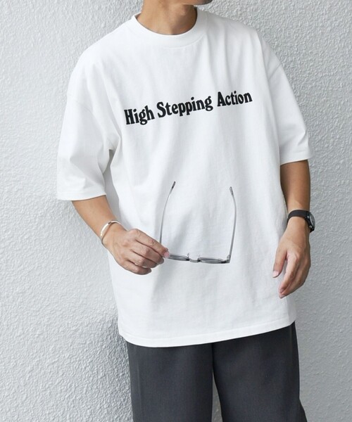 HANDTEX（ハンドテックス）の「【SHIPS any別注】HANDTEX: SPORTS MIND ロゴ プリント Tシャツ◇（Tシャツ/カットソー・メンズ・ホワイト/ライトホワイト/ホワイト系その他・MEDIUM/LARGE）」の9枚目の写真