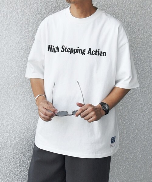 HANDTEX（ハンドテックス）の「【SHIPS any別注】HANDTEX: SPORTS MIND ロゴ プリント Tシャツ◇（Tシャツ/カットソー・メンズ・ホワイト/ライトホワイト/ホワイト系その他・MEDIUM/LARGE）」の8枚目の写真