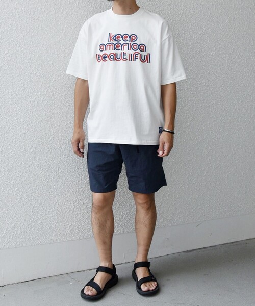 HANDTEX（ハンドテックス）の「【SHIPS any別注】HANDTEX: SPORTS MIND ロゴ プリント Tシャツ◇（Tシャツ/カットソー・メンズ・ホワイト/ライトホワイト/ホワイト系その他・MEDIUM/LARGE）」の7枚目の写真