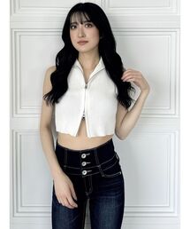 GYDA | ブリーチWファスナーノースリトップス(タンクトップ)