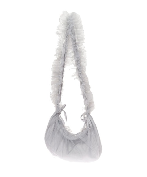 fifth（フィフス）の「チュールフリルショルダーバッグ（ショルダーバッグ・レディース・ホワイト/ブラック/グレー・FREE）」の7枚目の写真