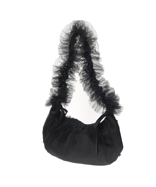 fifth（フィフス）の「チュールフリルショルダーバッグ（ショルダーバッグ・レディース・ホワイト/ブラック/グレー・FREE）」の8枚目の写真