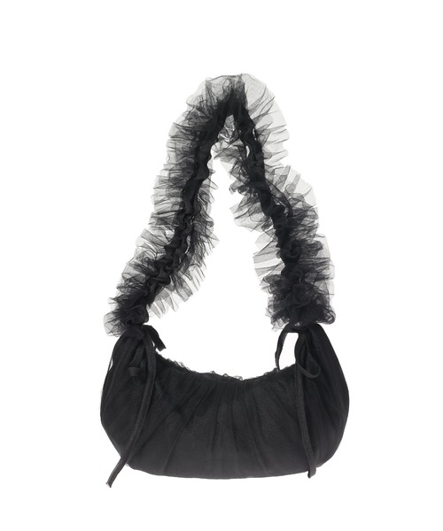 fifth（フィフス）の「チュールフリルショルダーバッグ（ショルダーバッグ・レディース・ホワイト/ブラック/グレー・FREE）」の11枚目の写真