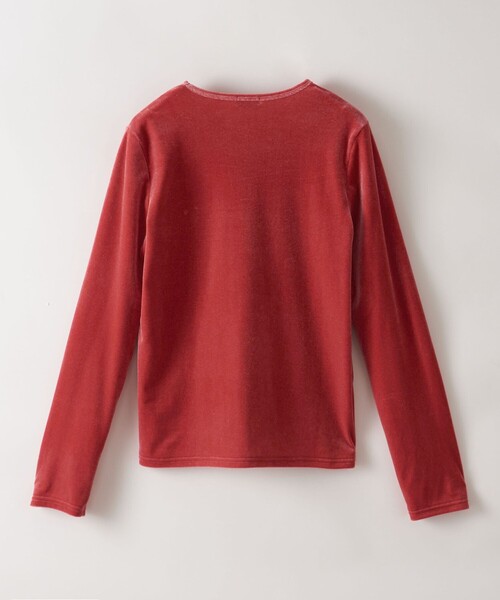 Steven Alan（スティーブンアラン）の「＜Steven Alan＞ベロア ロングスリーブ プルオーバー（Tシャツ/カットソー・レディース・ライトグレー/レッド/ネイビー/ブラック・FREE）」の19枚目の写真