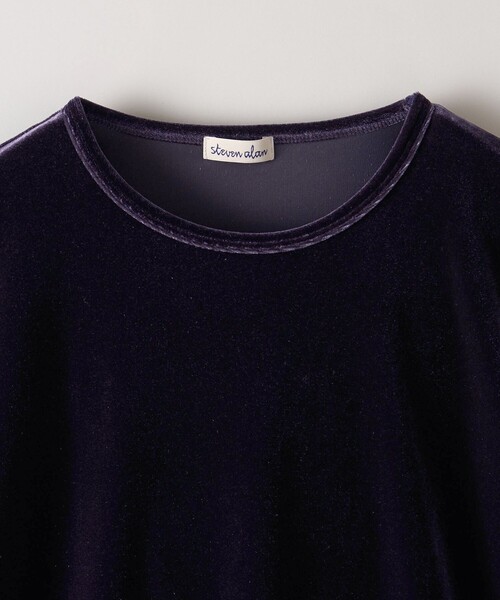 セール】＜Steven Alan＞ベロア ロングスリーブ プルオーバー（T