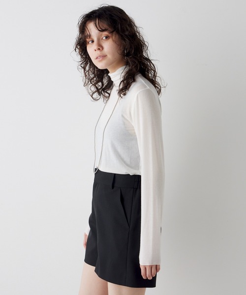 THE PAUSE(ザ ポーズ)の「【THE PAUSE】タートルネックプルオーバー(Tシャツ/カットソー・レディース・モカ/ライトグレー/ブラック/オフホワイト・FREE)」の20枚目の写真