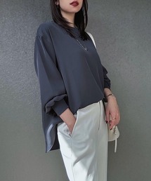 Emma Taylor | バックジップロングスリーブTブラウス(シャツ/ブラウス)