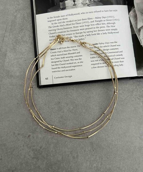 Thevon(ゼボン)の「【heilly/ヘイリー】ポキポキショートネックレス(ネックレス・レディース・シルバー/ゴールド・FREE)」の1枚目の写真