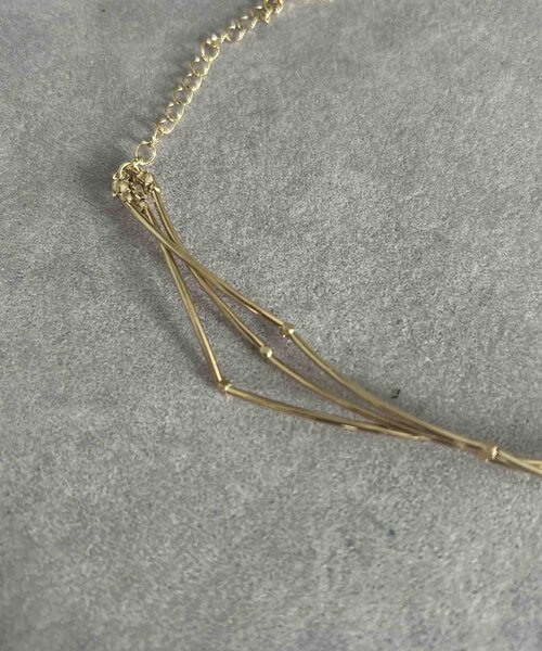 Thevon(ゼボン)の「【heilly/ヘイリー】ポキポキショートネックレス(ネックレス・レディース・シルバー/ゴールド・FREE)」の4枚目の写真