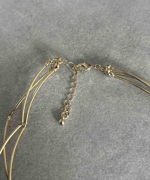 Thevon(ゼボン)の「【heilly/ヘイリー】ポキポキショートネックレス(ネックレス・レディース・シルバー/ゴールド・FREE)」の3枚目の写真