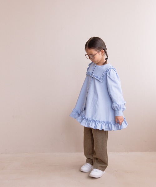 ローリーズファーム　フリルチュニックブラウス LOWRYS FARM｜フリルチュニックブラウス | Rakuten Fashion(楽天