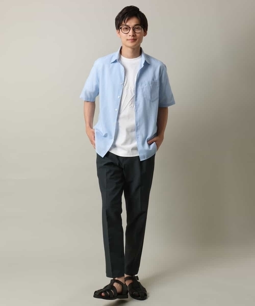 a.v.v（アーヴェヴェ）の「【イージーケアな涼感素材】シアサッカーイージースマートスラックス（スラックス・メンズ・チャコールグレー/ネイビー・46/48/50/44）」の7枚目の写真