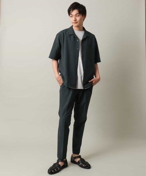 a.v.v（アーヴェヴェ）の「【イージーケアな涼感素材】シアサッカーイージースマートスラックス（スラックス・メンズ・チャコールグレー/ネイビー・46/48/50/44）」の10枚目の写真