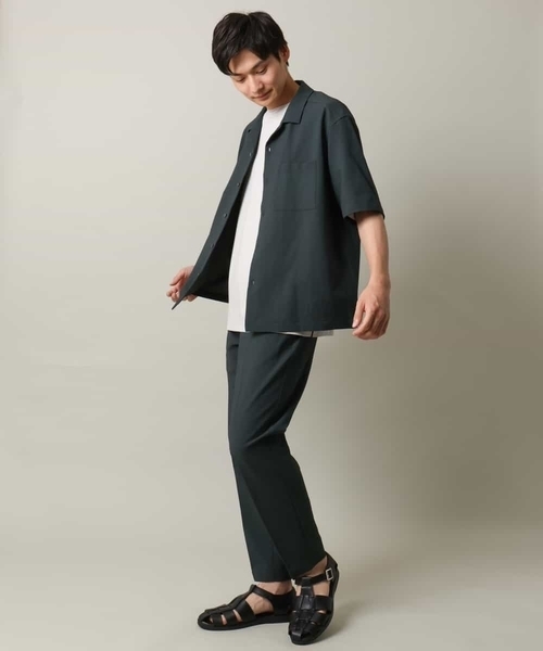 a.v.v（アーヴェヴェ）の「【イージーケアな涼感素材】シアサッカーイージースマートスラックス（スラックス・メンズ・チャコールグレー/ネイビー・46/48/50/44）」の12枚目の写真