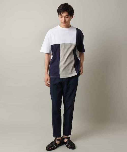 a.v.v（アーヴェヴェ）の「【イージーケアな涼感素材】シアサッカーイージースマートスラックス（スラックス・メンズ・チャコールグレー/ネイビー・46/48/50/44）」の20枚目の写真