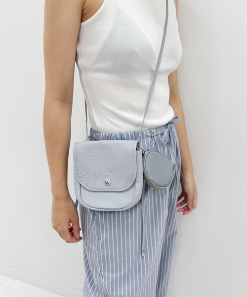 blancle(ブランクレ)の「【BLANCLE FOR LULU】別注 flap shoulder bag(ショルダーバッグ・レディース・イエロー・FREE)」の2枚目の写真
