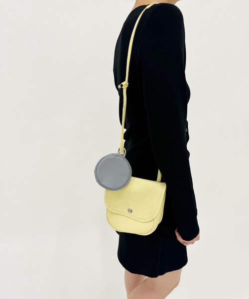 blancle(ブランクレ)の「【BLANCLE FOR LULU】別注 flap shoulder bag(ショルダーバッグ・レディース・イエロー・FREE)」の9枚目の写真